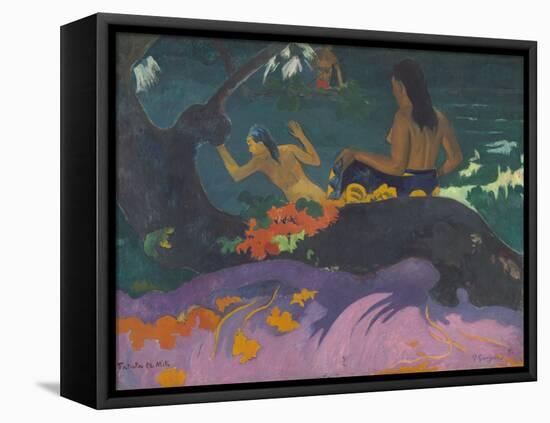 Fatata Te Miti (By the Sea), 1892-Paul Gauguin-Framed Premier Image Canvas