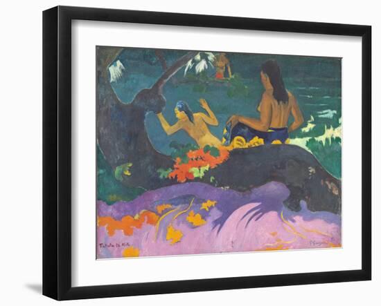 Fatata Te Miti (By the Sea) 1892-Paul Gauguin-Framed Giclee Print