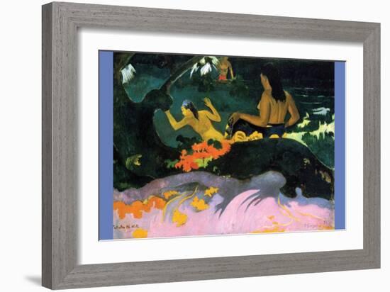 Fatata Te Miti-Paul Gauguin-Framed Art Print