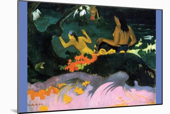 Fatata Te Miti-Paul Gauguin-Mounted Art Print