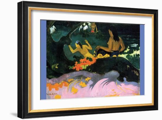 Fatata Te Miti-Paul Gauguin-Framed Art Print