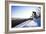 Fatbiking On A Trail In Winter In Duluth, Minnesota-Ryan Krueger-Framed Photographic Print