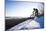 Fatbiking On A Trail In Winter In Duluth, Minnesota-Ryan Krueger-Mounted Photographic Print