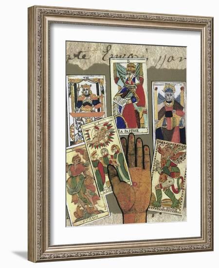 Fate Plays a Hand-Gerry Charm-Framed Giclee Print