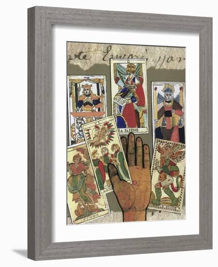 Fate Plays a Hand-Gerry Charm-Framed Giclee Print