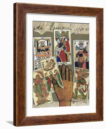 Fate Plays a Hand-Gerry Charm-Framed Giclee Print