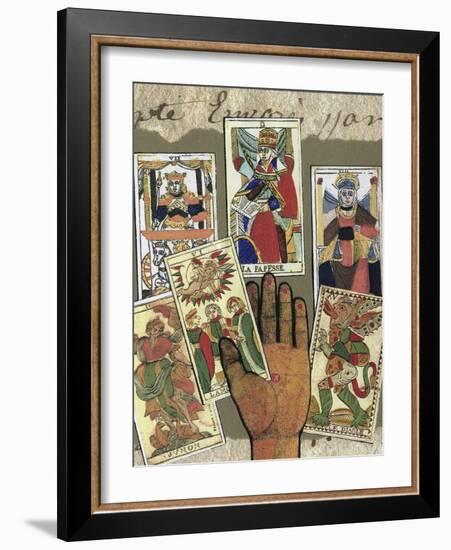 Fate Plays a Hand-Gerry Charm-Framed Giclee Print