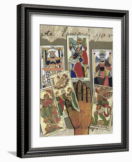 Fate Plays a Hand-Gerry Charm-Framed Giclee Print