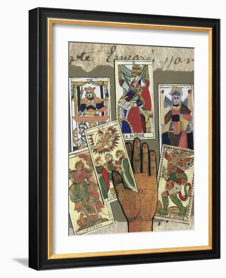 Fate Plays a Hand-Gerry Charm-Framed Giclee Print