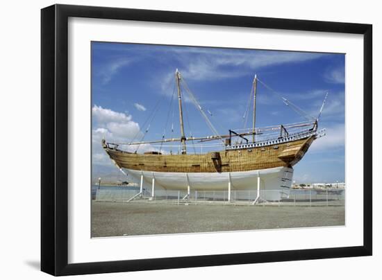 Fateh Al-Khair, Dhow, Sur, Oman-Vivienne Sharp-Framed Photographic Print