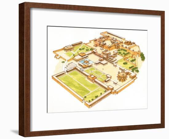 Fatehpur Sikri, Adra, India-Fernando Aznar Cenamor-Framed Premium Giclee Print