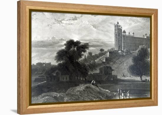 Fatehpur Sikri Near Agra, Engraved by R. Brandard-Thomas & William Daniell-Framed Premier Image Canvas