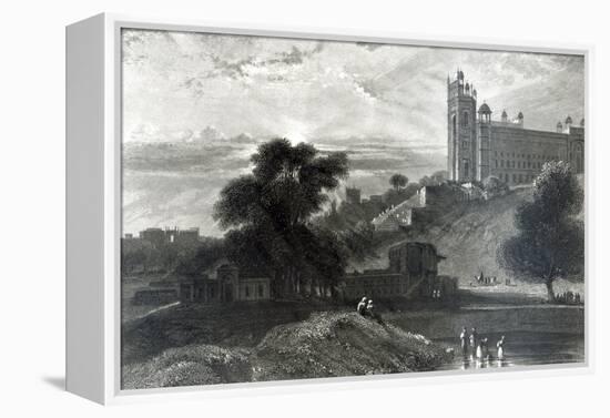 Fatehpur Sikri Near Agra, Engraved by R. Brandard-Thomas & William Daniell-Framed Premier Image Canvas