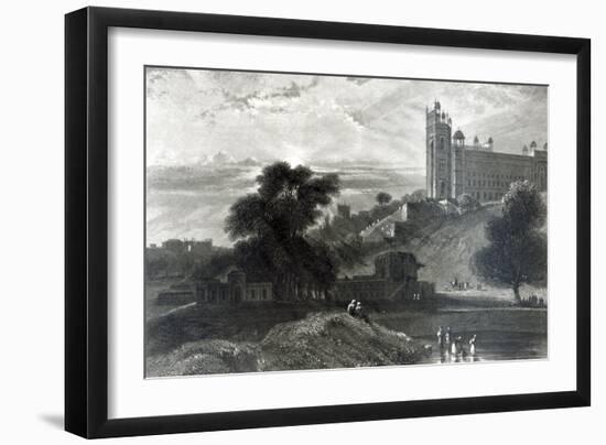 Fatehpur Sikri Near Agra, Engraved by R. Brandard-Thomas & William Daniell-Framed Giclee Print