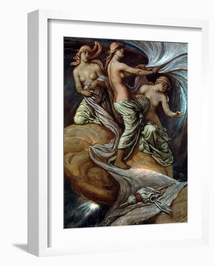 Fates Gathering In Stars-Elihu Vedder-Framed Giclee Print