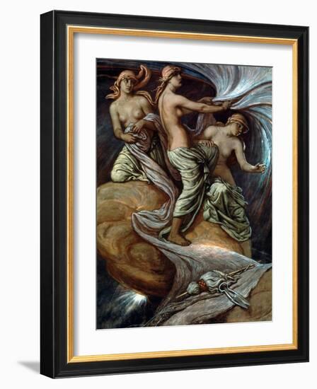 Fates Gathering In Stars-Elihu Vedder-Framed Giclee Print