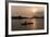 Father and Son Fishing on Kampong Bay River at Sunset-Ben Pipe-Framed Photographic Print