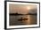 Father and Son Fishing on Kampong Bay River at Sunset-Ben Pipe-Framed Photographic Print