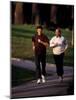 Father and Son Out for a Fitness Run-Paul Sutton-Mounted Photographic Print