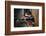 Father and Son Reading at Home-William P. Gottlieb-Framed Photographic Print