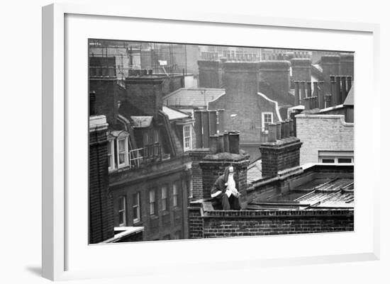 Father Christmas, 1970-Kent Gavin-Framed Photographic Print