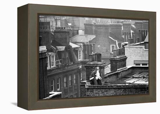 Father Christmas, 1970-Kent Gavin-Framed Premier Image Canvas