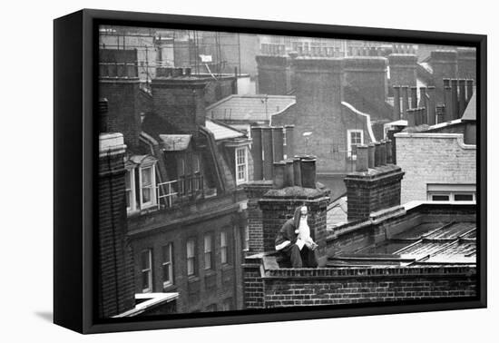 Father Christmas, 1970-Kent Gavin-Framed Premier Image Canvas