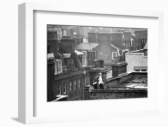 Father Christmas, 1970-Kent Gavin-Framed Photographic Print