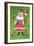 Father Christmas and Robin Chorus-Stanley Cooke-Framed Giclee Print