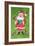 Father Christmas and Robin Chorus-Stanley Cooke-Framed Giclee Print