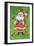 Father Christmas and Robin Chorus-Stanley Cooke-Framed Giclee Print