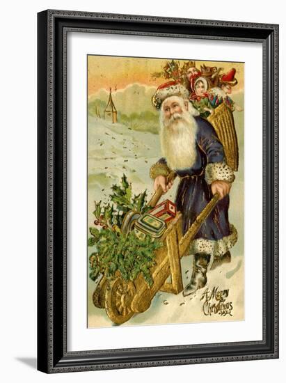 Father Christmas, Beatrice Litzinger Collection-null-Framed Art Print