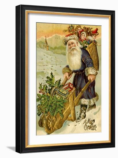 Father Christmas, Beatrice Litzinger Collection-null-Framed Art Print