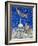 Father Christmas Flying over London-Catherine Bradbury-Framed Giclee Print