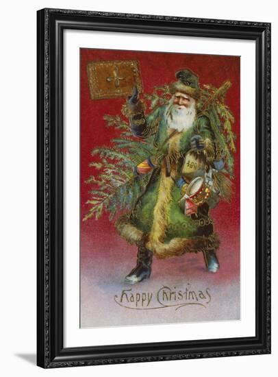 Father Christmas I-The Victorian Collection-Framed Giclee Print