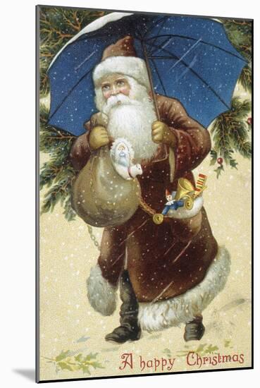 Father Christmas II-The Victorian Collection-Mounted Giclee Print