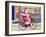 Father Christmas on a Bicycle-Tony Todd-Framed Giclee Print