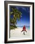 Father Christmas on Bicycle-null-Framed Photographic Print