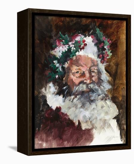 Father Christmas-Avery Tillmon-Framed Stretched Canvas