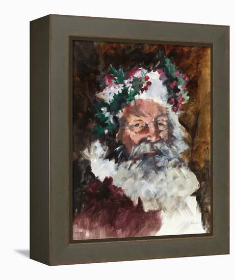 Father Christmas-Avery Tillmon-Framed Stretched Canvas