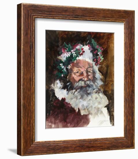 Father Christmas-Avery Tillmon-Framed Art Print