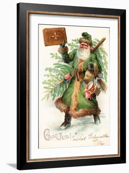 Father Christmas-German School-Framed Giclee Print