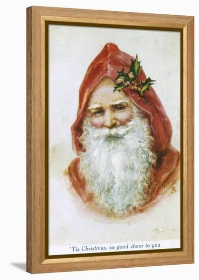 Father Christmas-null-Framed Premier Image Canvas