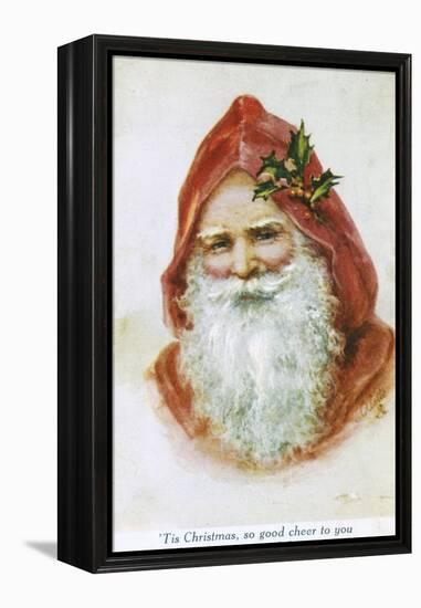 Father Christmas-null-Framed Premier Image Canvas