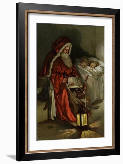 Father Christmas-Lizzi Mack-Framed Giclee Print