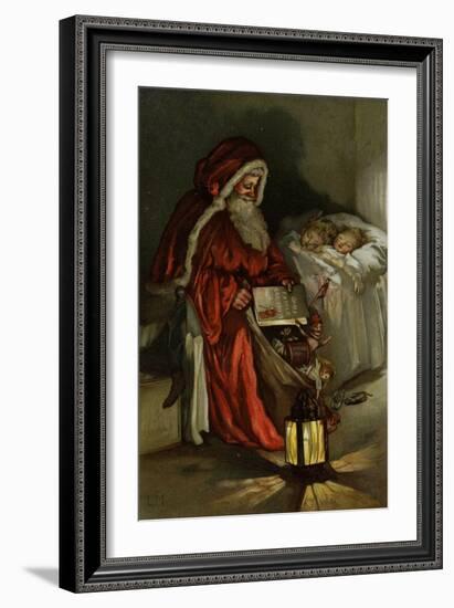 Father Christmas-Lizzi Mack-Framed Giclee Print