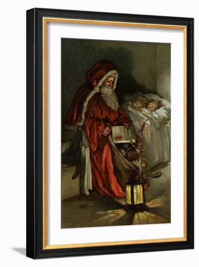 Father Christmas-Lizzi Mack-Framed Giclee Print