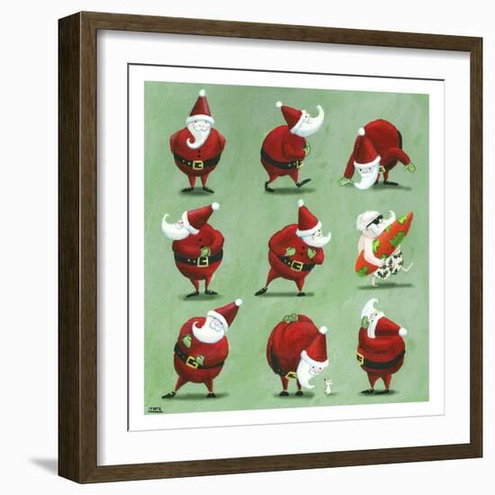 Father Christmas-Louise Tate-Framed Giclee Print