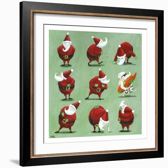 Father Christmas-Louise Tate-Framed Giclee Print