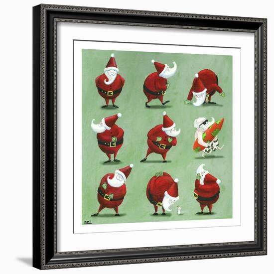 Father Christmas-Louise Tate-Framed Giclee Print